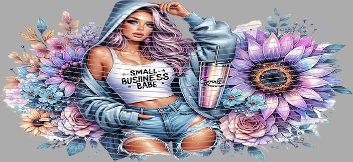 16oz Sunflower Girl-SU-160